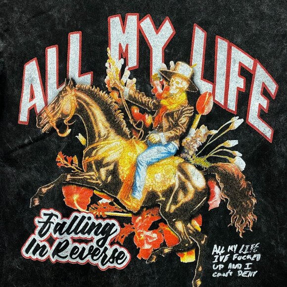 Falling In Reverse All My Life T-Shirt Size Small - Picture 2 of 4